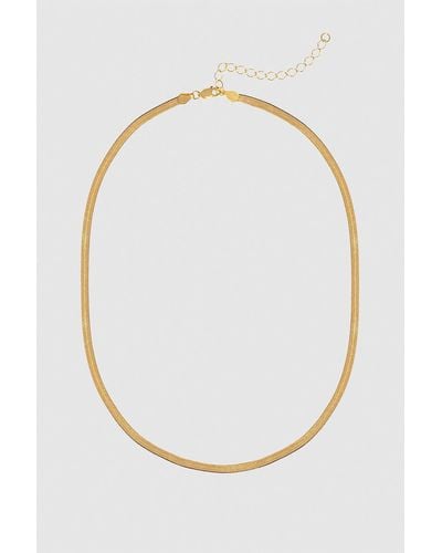 Anine Bing Ribbon Coil Necklace - White