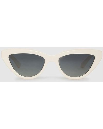 Anine Bing Sedona Sunglasses - White