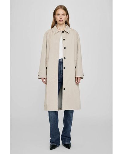 Anine Bing Randy Oversized Trench - Natural