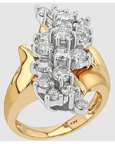 Anine Bing Wavy Diamond Ring - White