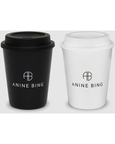 Anine Bing Ab Cup 2 Pack - Black