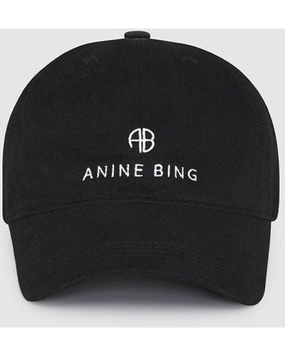 Anine Bing Jeremy Baseball Cap - Black