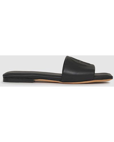 Anine Bing Ria Slides - Black