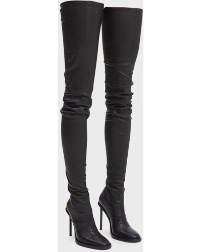 Ann demeulemeester cheap thigh high boots