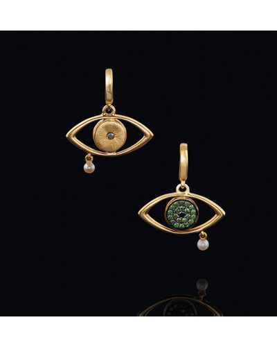 Annoushka Green Eyes Charm - Metallic