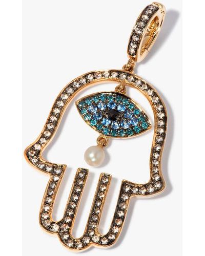 Annoushka Mythology Hand Of Fatima Pendant - White