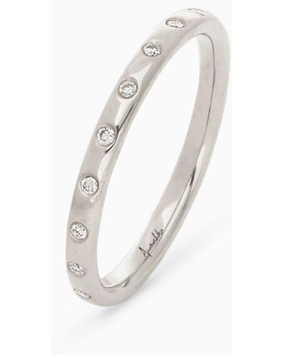 Annoushka 18ct White Gold Diamond 2mm Wedding Ring