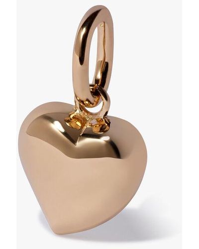 Annoushka 18ct Yellow Gold Small Heart Charm Pendant - Metallic