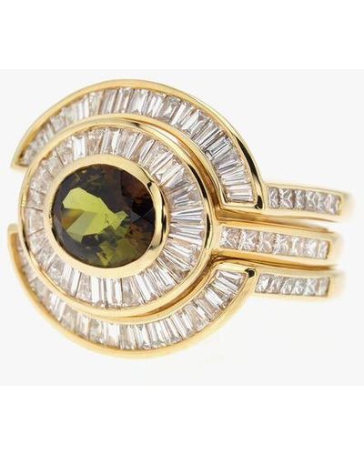 Annoushka Aria 18ct Yellow Gold Andalusite & Diamond Ring - Metallic
