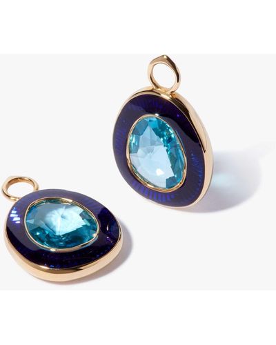 Annoushka 18ct Yellow Gold Topaz Sweetie Earring Drops - Blue