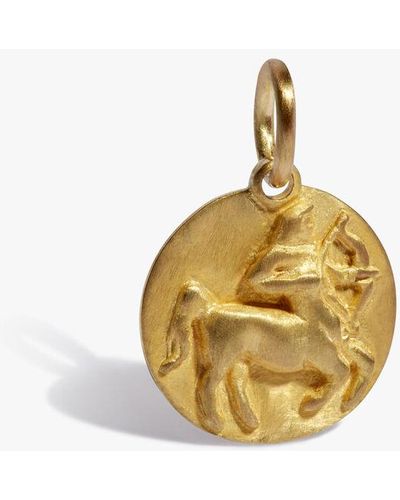 Annoushka Zodiac 18ct Yellow Gold Sagittarius Pendant - Metallic