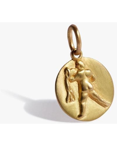 Annoushka Zodiac 18ct Gold Aquarius Pendant - Metallic