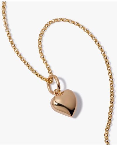 Annoushka 18ct Yellow Gold Small Heart Necklace - Metallic