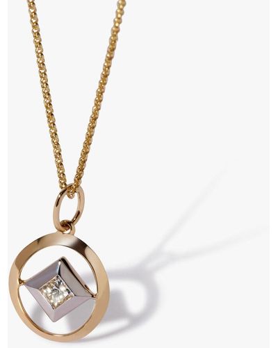 Annoushka Birthstones 14ct Yellow Gold April Diamond Necklace - Metallic