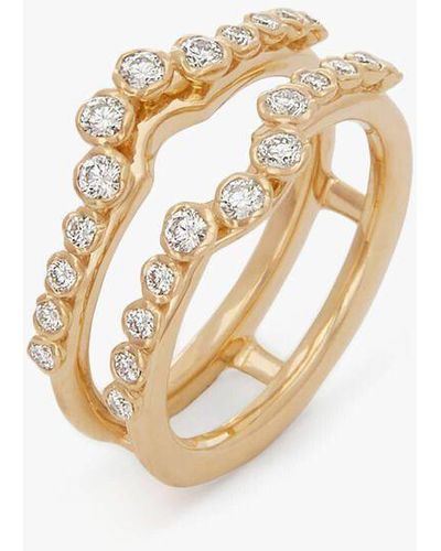 Annoushka Marguerite 18ct Yellow Gold Diamond Ring Jacket - Metallic