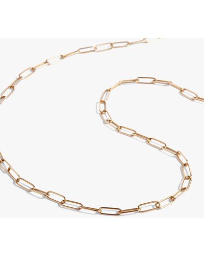Annoushka 14ct Yellow Gold Long Mini Cable Chain Necklace - Metallic