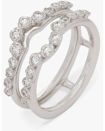 Annoushka Marguerite 18ct White Gold Diamond Ring Jacket