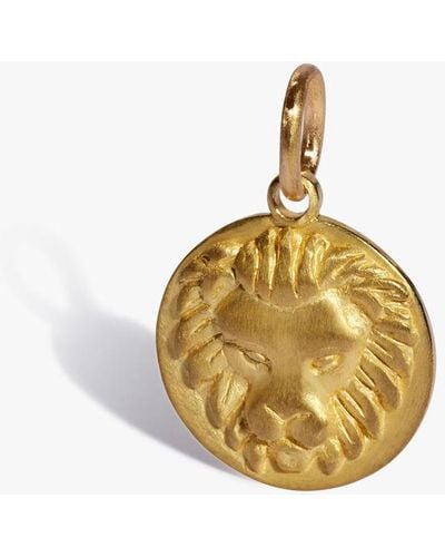Annoushka Zodiac 18ct Yellow Gold Leo Pendant - Metallic