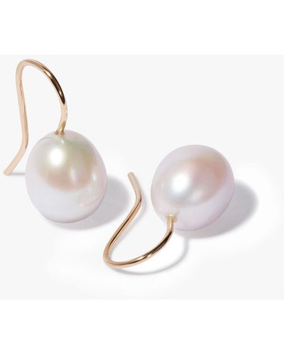 Annoushka Classic Baroque Pearl Drop Earrings - Metallic