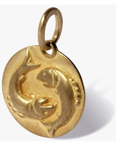 Annoushka Zodiac 18ct Yellow Gold Pisces Pendant - Metallic