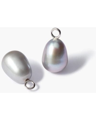 Annoushka Classic Baroque Pearl Earring Drops - Metallic