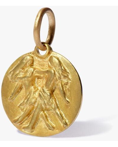 Annoushka Zodiac 18ct Yellow Gold Gemini Pendant - Metallic
