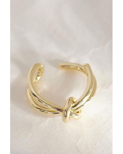 Anthropologie Knot Ring - Natural