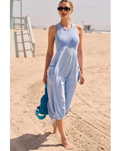 Daily Practice by Anthropologie Sky High Midi Dress - Blue