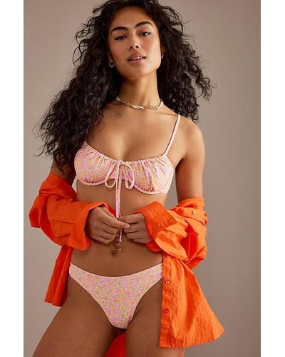 Kulani Kinis Blossom Bikini Bottom - Orange