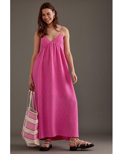 SELECTED Violina Sleeveless Maxi Dress - Pink
