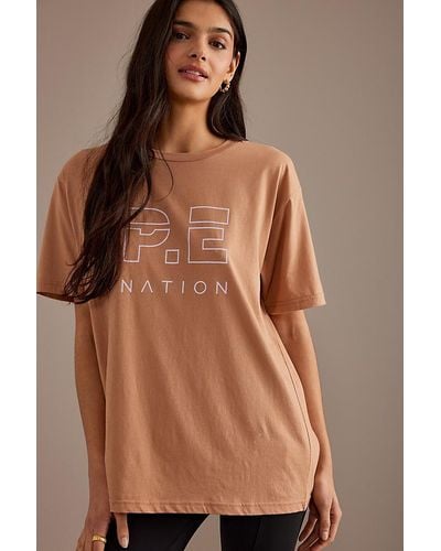 P.E Nation P. E Nation Heads Up T-shirt - Brown
