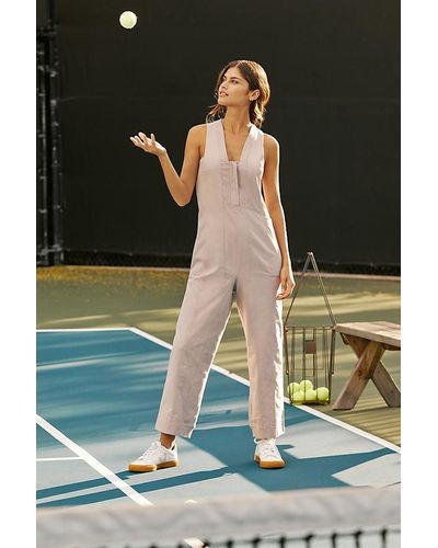 Daily Practice by Anthropologie Zip-front Jumpsuit - Purple