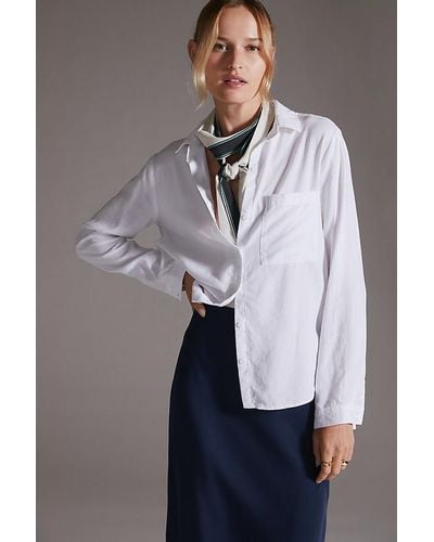 Cloth & Stone One-pocket Buttondown Shirt - Grey