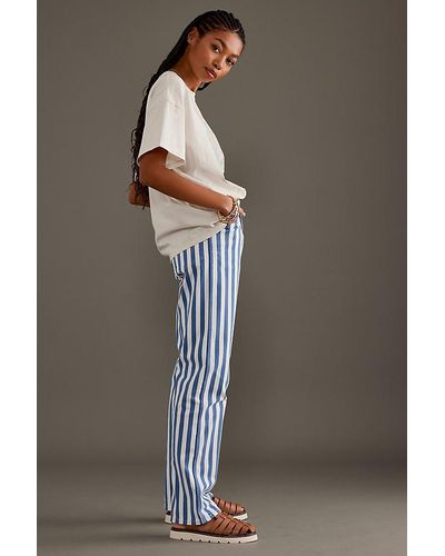Wrangler Sunset Striped Trousers - Grey