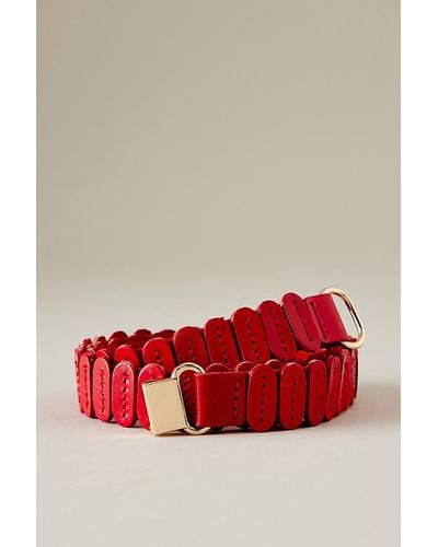Anthropologie Gravia Corset Belt - Red