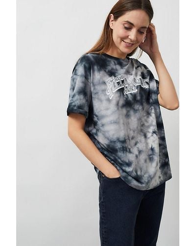 Anthropologie Fleetwood Mac Tie-dye T-shirt - Blue