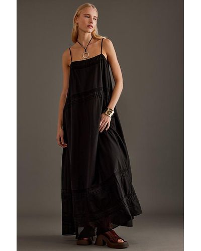 SELECTED Cosima Sleeveless Maxi Dress - Black