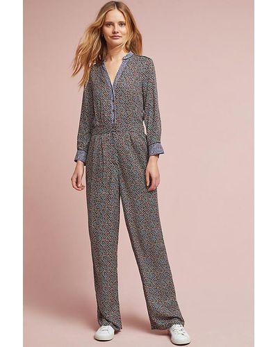 Anthropologie scarf printed jumpsuit sale