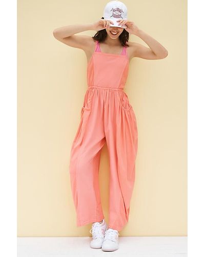 Daily Practice by Anthropologie Lights Out Jumpsuit - Pink