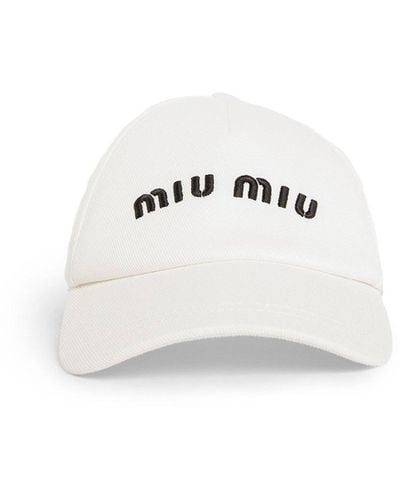Miu Miu Hats - White