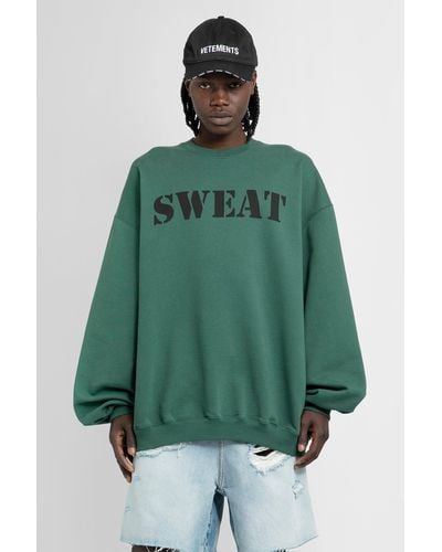 Vetements Vetets Sweatshirts - Green