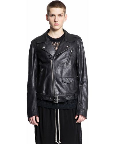 Rick Owens Jackets - Black