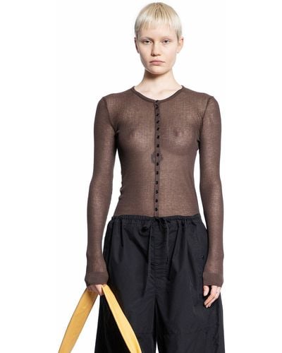 Lemaire Tops - Brown