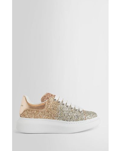 Alexander McQueen 'oversize' Trainers With Glitter - White