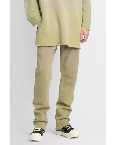 Rick Owens Trousers - Yellow