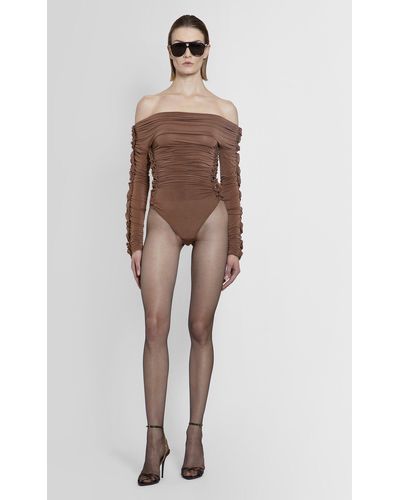 Saint Laurent Bodysuits - Brown
