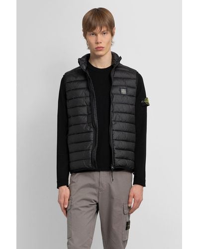 Stone island gilet noir new arrivals