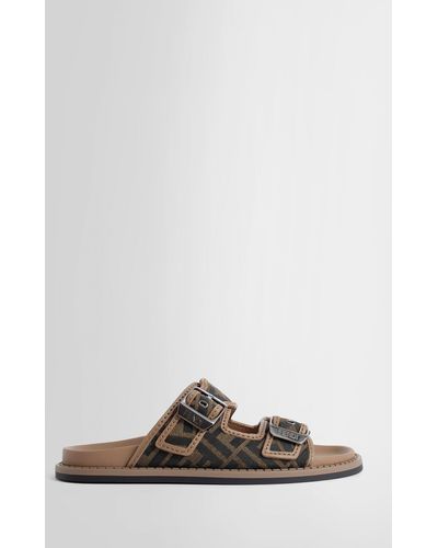 Fendi Feel Ff Jacquard Sandals - Multicolour