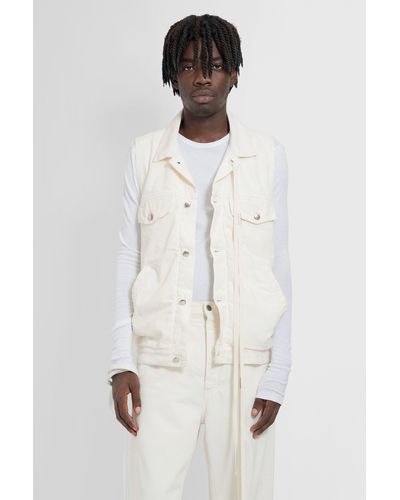 Ann Demeulemeester Waistcoats - White