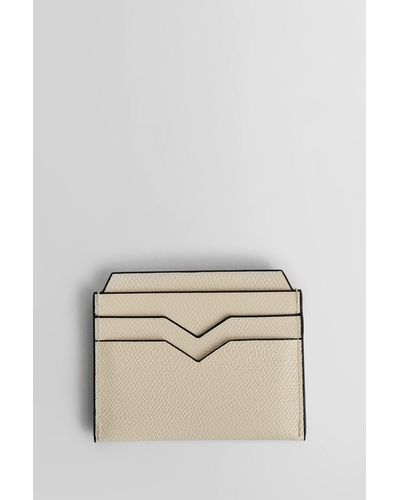 Valextra Wallets & Cardholders - Natural